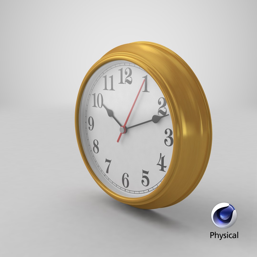 Wall Clock 03 3D Model - TurboSquid 1949504