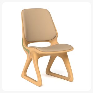 Simple Futuristic Chair 3D