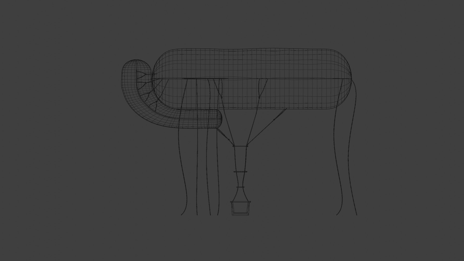 Observation balloon 3D model - TurboSquid 1835383