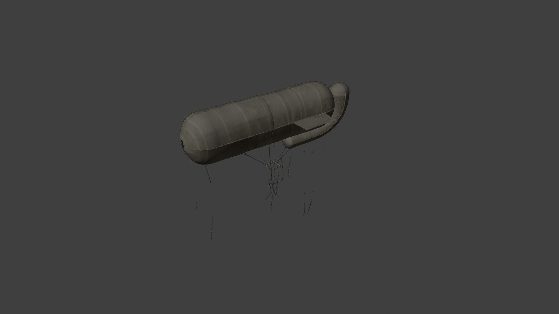 Observation balloon 3D model - TurboSquid 1835383