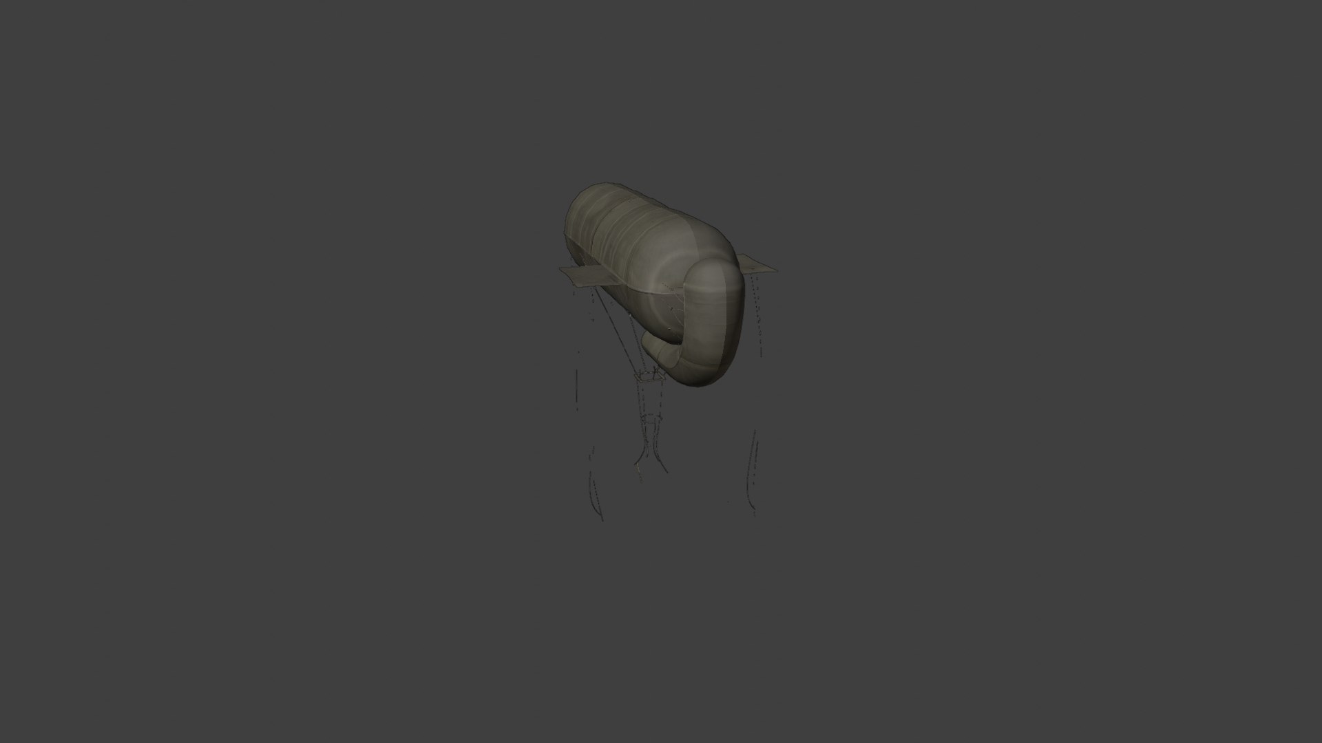 Observation balloon 3D model - TurboSquid 1835383