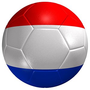 Soccer Ball Netherlands Flag