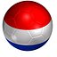 Soccer Ball Netherlands Flag