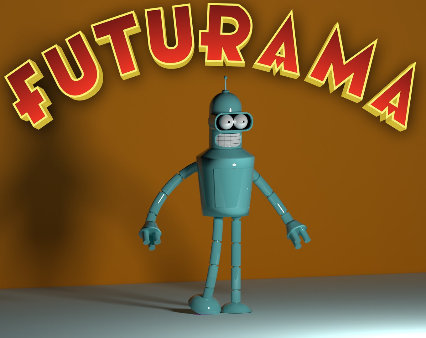 3D Model Bender Rodriguez Futurama - TurboSquid 1351821