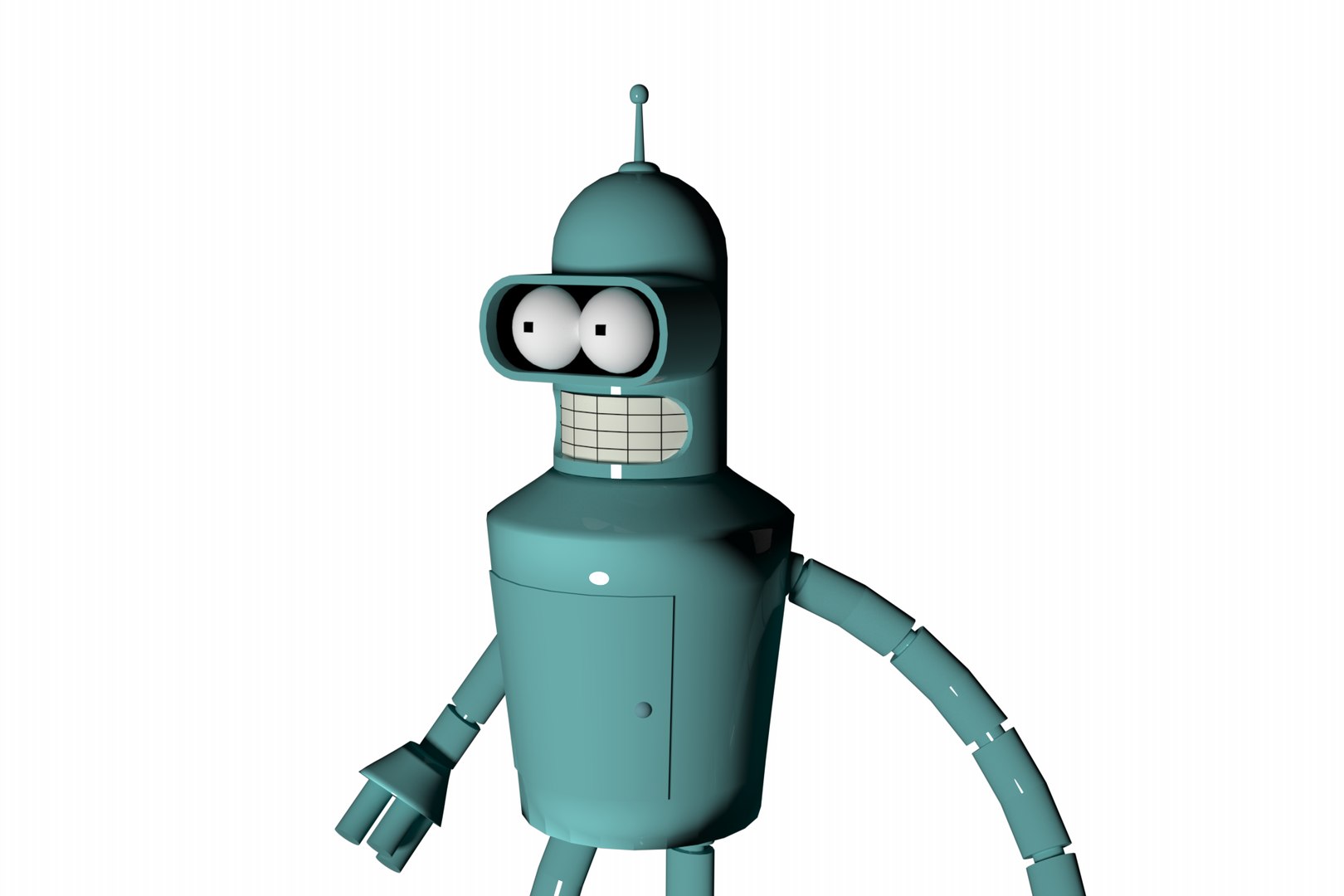 3D Model Bender Rodriguez Futurama - TurboSquid 1351821