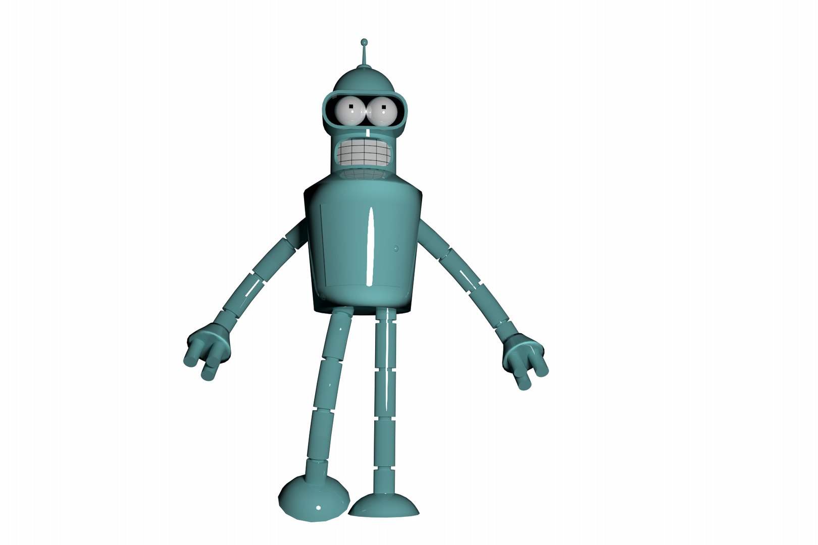3D Model Bender Rodriguez Futurama - TurboSquid 1351821