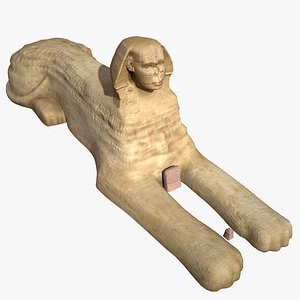 3D great sphinx giza