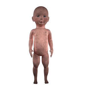 Old creepy doll 3 LODs