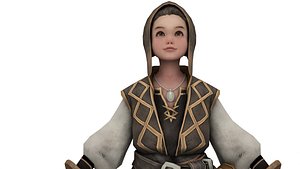 3D Girl Hollywood model