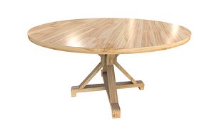 Round TableRound Table Round Table V4 3D Model VR AR PBR 3D model