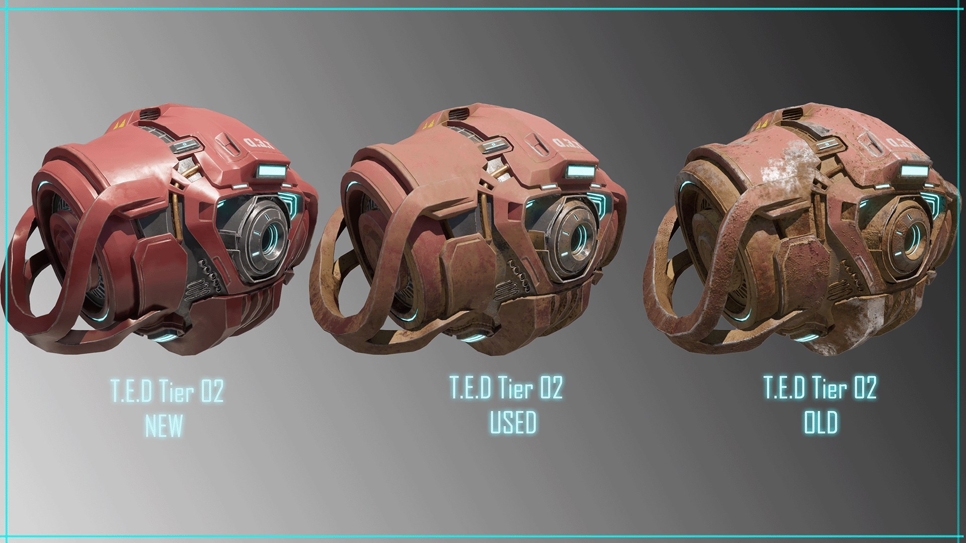 Technical Escort Drone All Tiers TED SciFi Asset Pack 3D model https://p.turbosquid.com/ts-thumb/St/pb7Bmf/1G/agevarations/png/1741863113/1920x1080/fit_q87/2ce506da1b5ea36b95074fe367bf844853c1a1ac/agevarations.jpg