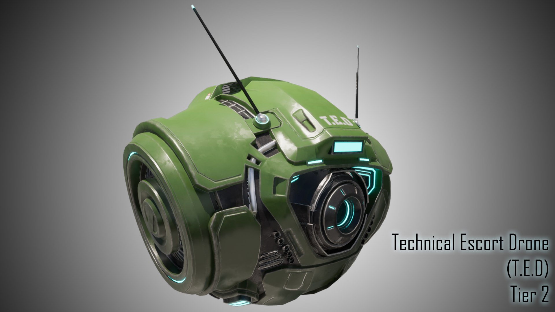 Technical Escort Drone All Tiers TED SciFi Asset Pack 3D model https://p.turbosquid.com/ts-thumb/St/pb7Bmf/E8/ted_tier2/png/1741863109/1920x1080/fit_q87/e1137de7d26702de0255bfc54d5db772ab13b04a/ted_tier2.jpg