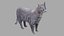 3D Grey cat OBJ