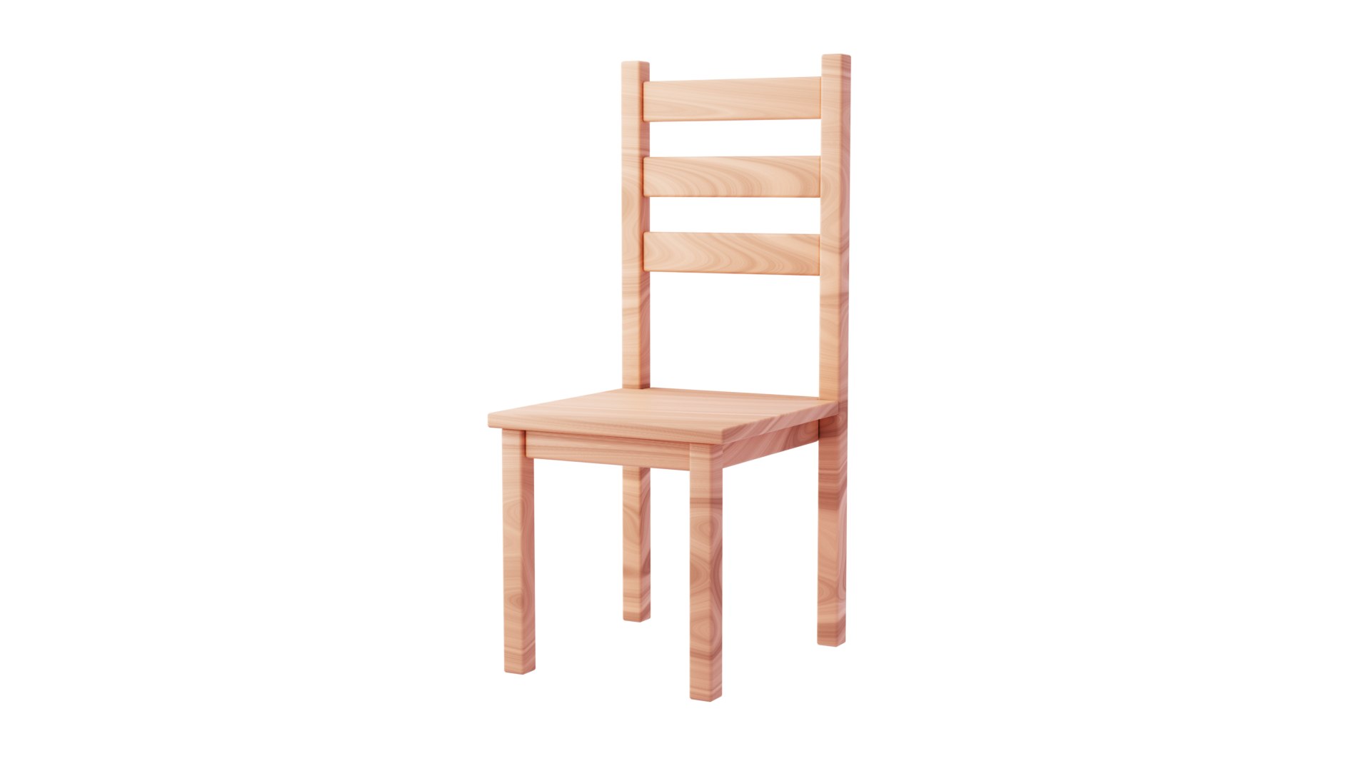 Light Wood Dining Chair Modern Furniture Item In Simple Minimalist