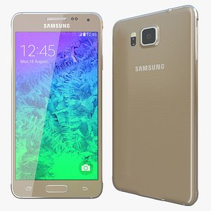 3d realistic samsung galaxy alpha