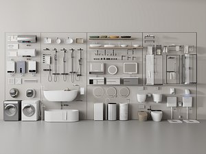 Bathroom Set 3D model