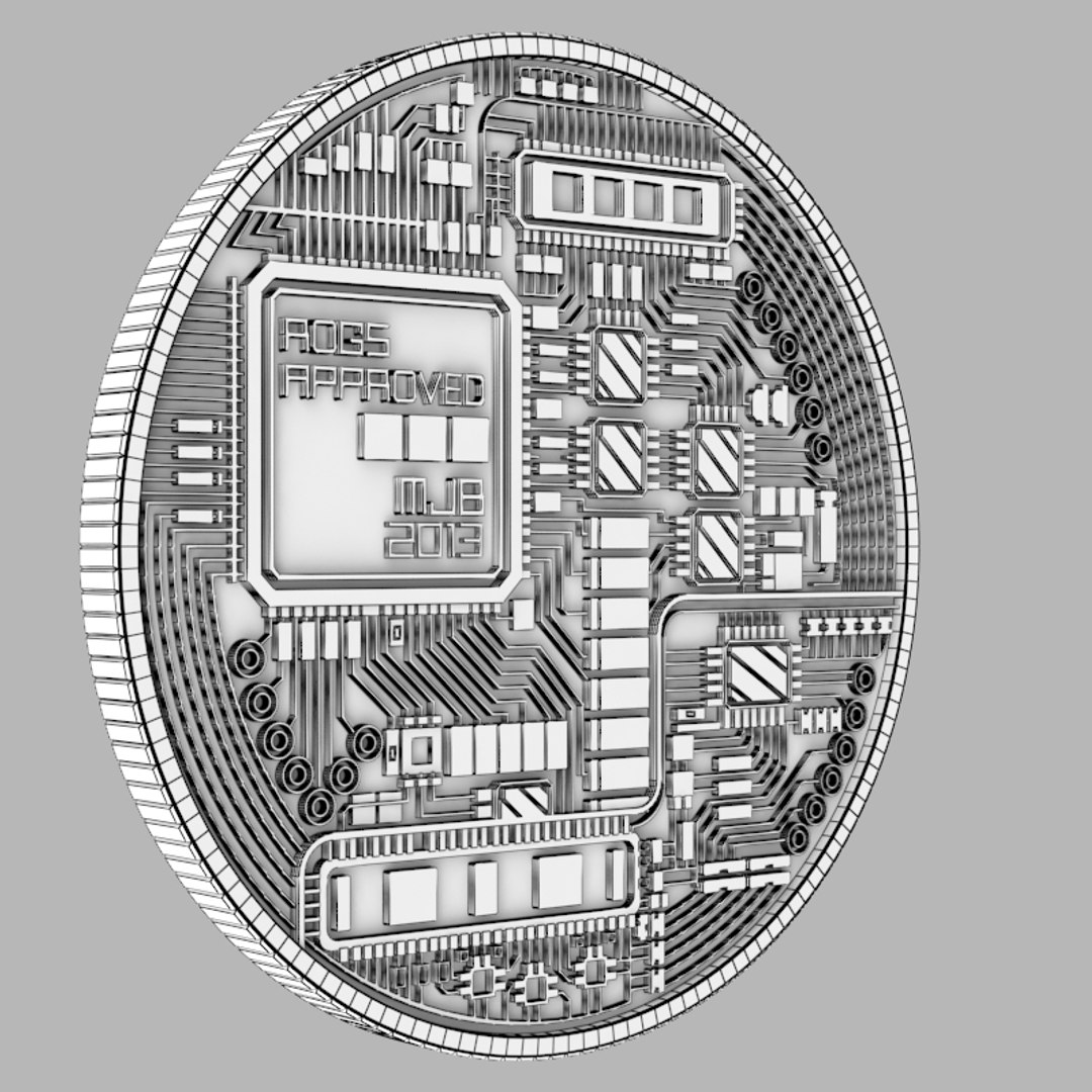 Bitcoin Coin Bit Model - TurboSquid 1224533