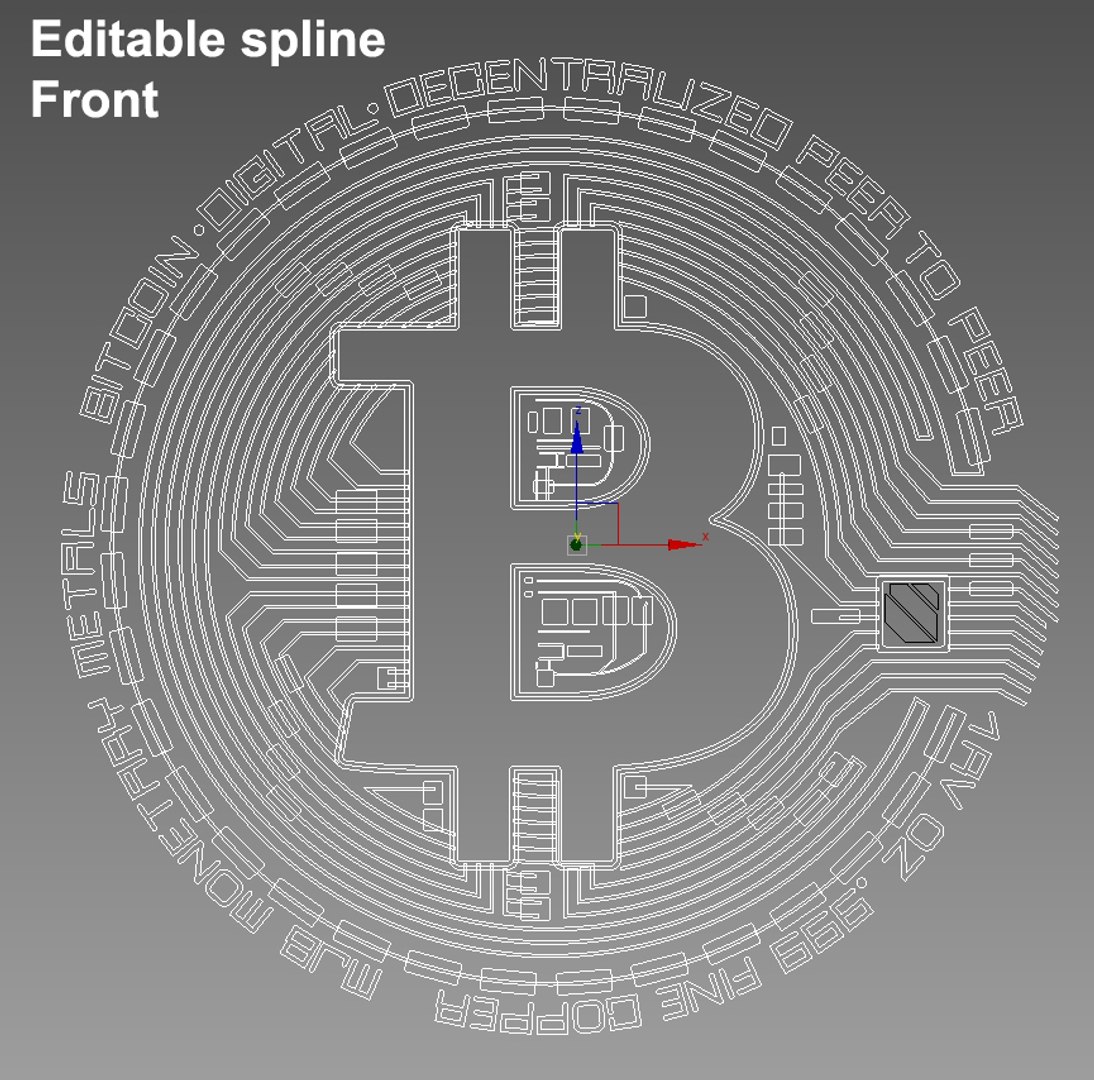 Bitcoin Coin Bit Model - TurboSquid 1224533