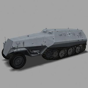 3d model sdkfz 250