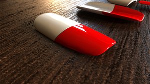 3D Clips Nails Model