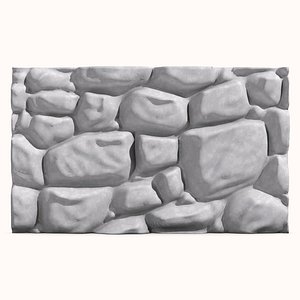 3D model Stone wall 148
