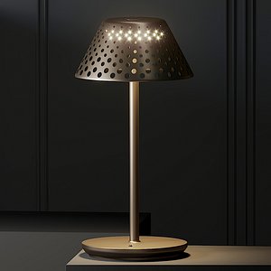 3D table platek mesh lamp