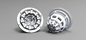 3d Iron Man Arc Reactor HQ Solidworks model