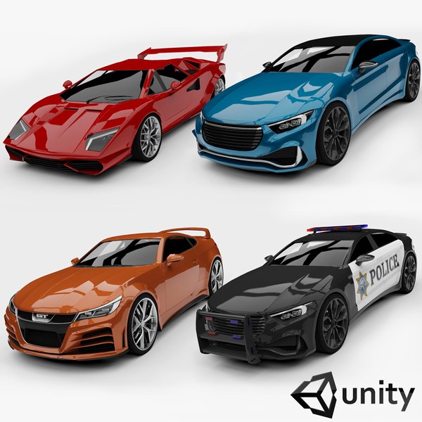 Модели авто для unity