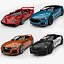 Unity 3D Generic Sports Cars Set 01 3D model