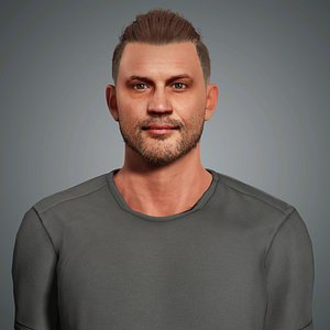 3D Tom Hardy Character model