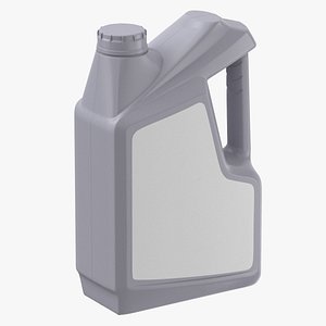 Automotive Fluids Type 02 Blank Generic Label Clean and Ditry 3D model