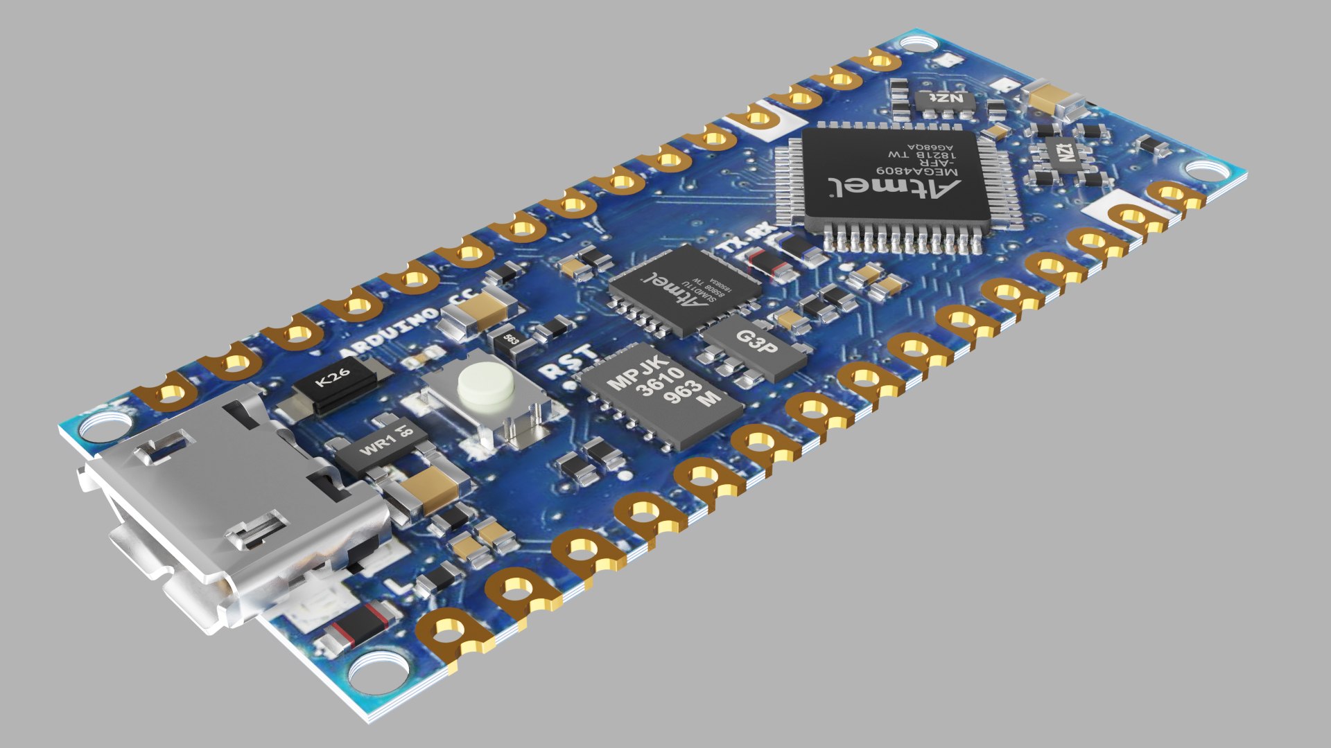 3D Model Arduino Nano - TurboSquid 1792324