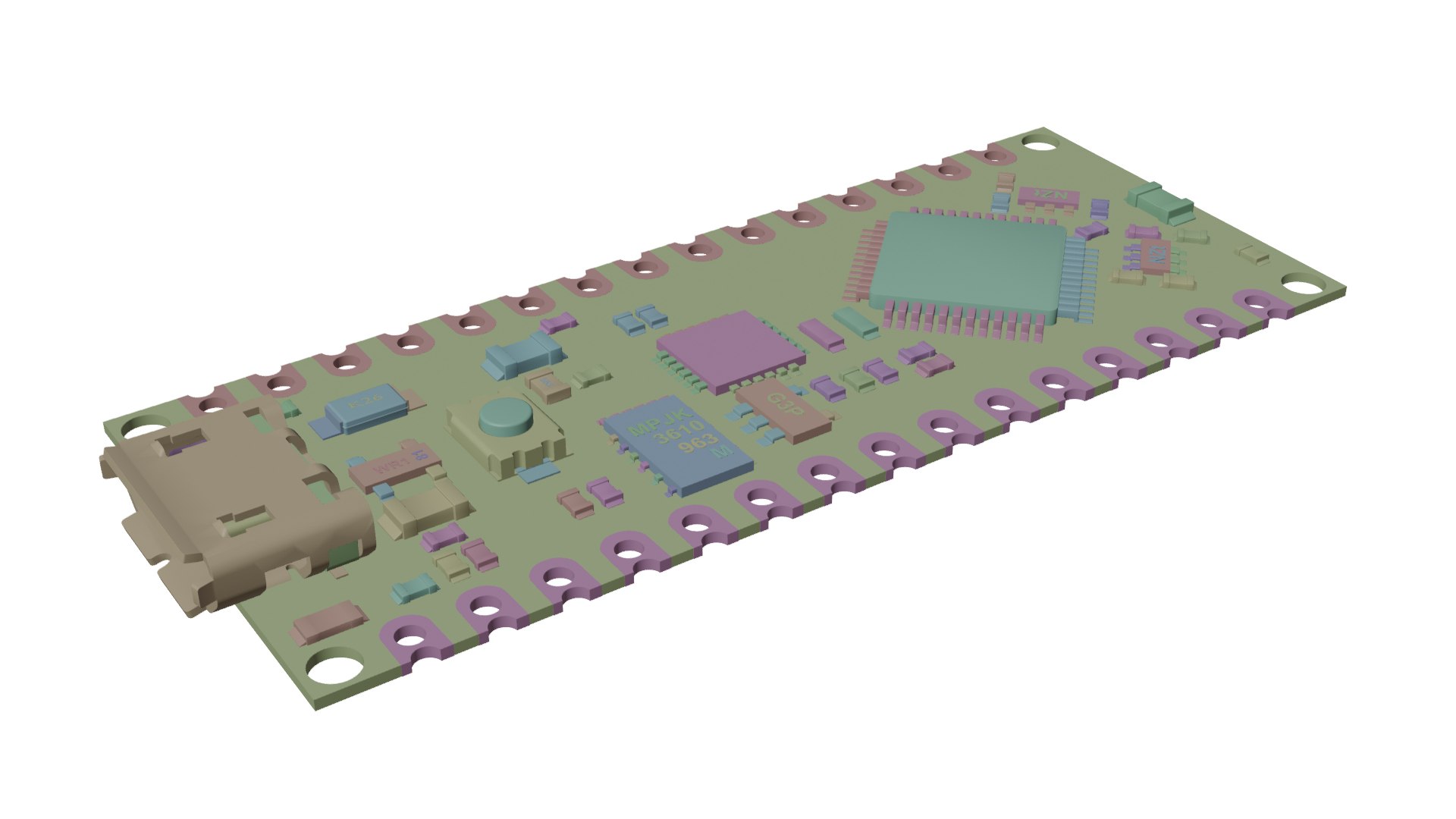 3D Model Arduino Nano - TurboSquid 1792324