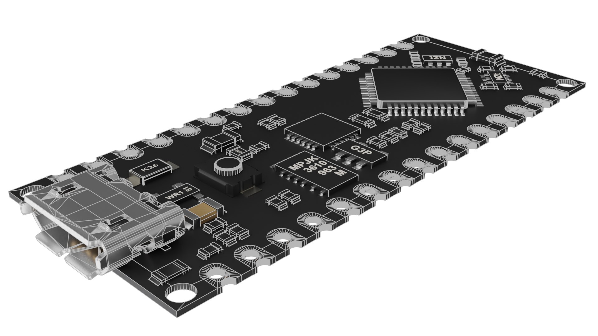 3D Model Arduino Nano - TurboSquid 1792324
