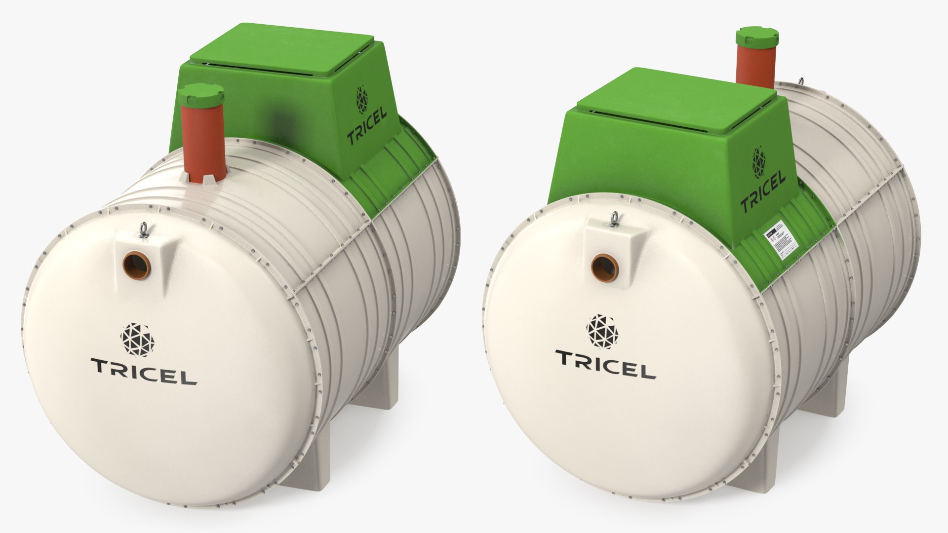 Tricel Novo Wastewater Treatment Plant 3D model preview