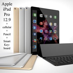 Apple iPad Pro 12.9+Cellular+Apple Pencil+Smart Keyboard