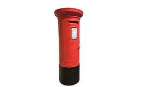 Postbox Lowpoly Model