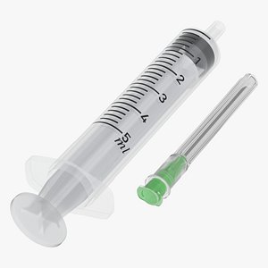 Medical Syringe  Needle Set Standard Slip Tip - PBR model