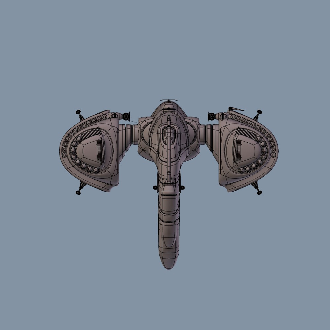 3d eve starship