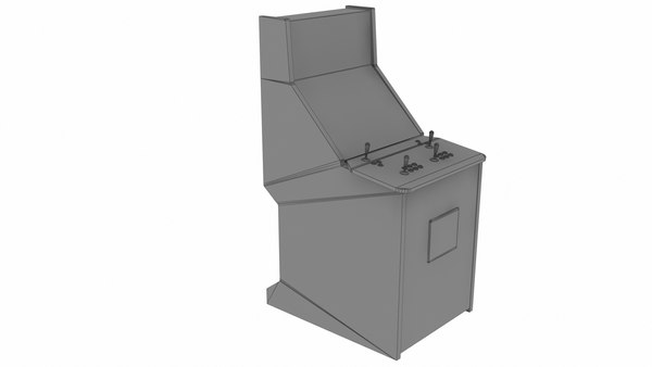 4 arcade machine 3D model - TurboSquid 1501068