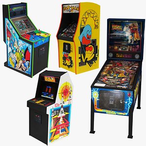 4 arcade machine 3D model