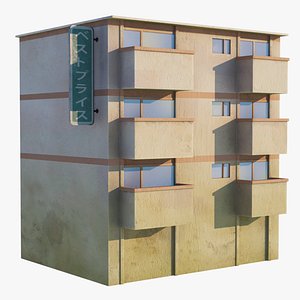 Semi Stylized Building - Texture Sets  FBX  Cinema 4D Octane project 3D