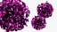 Foil Pom Poms with Handles