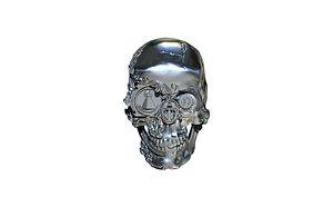 3D Skull Dollar Pendant model