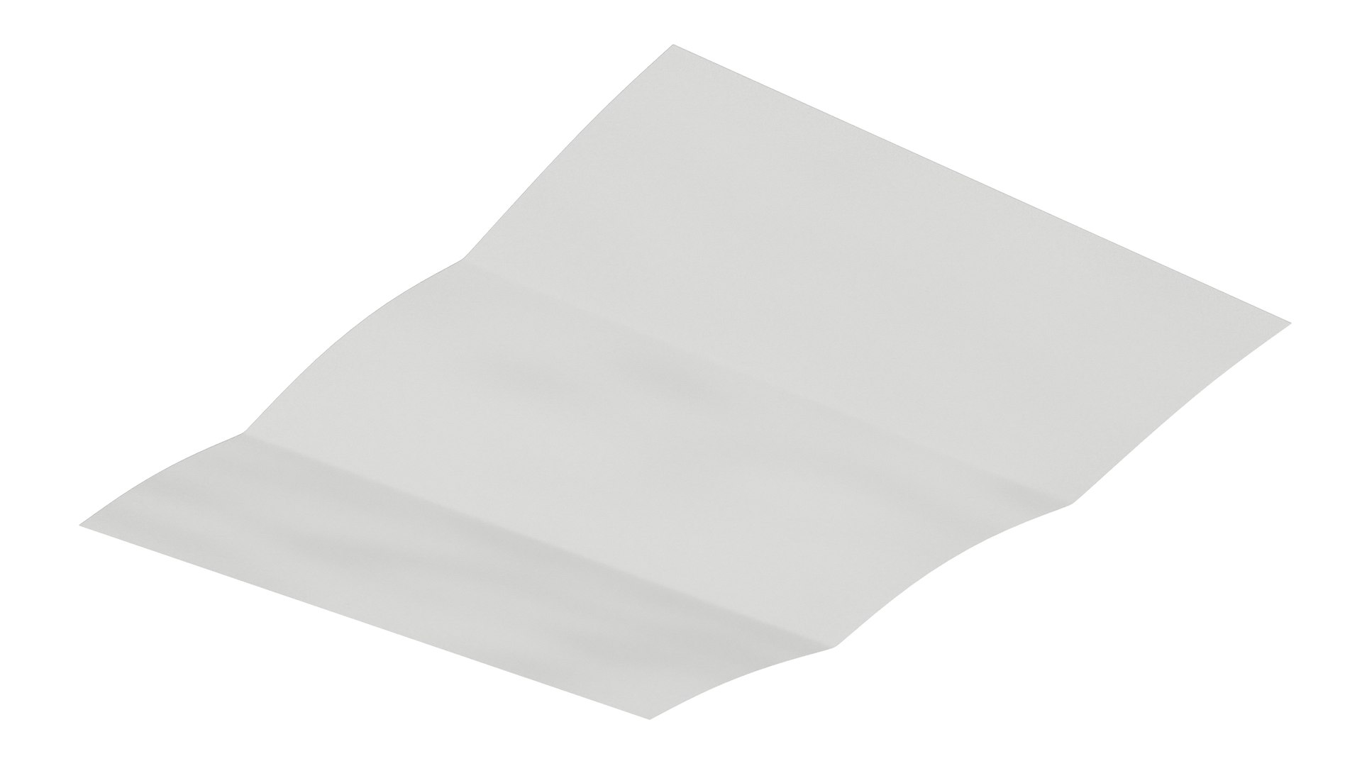 Blank Sheet of Paper Tri-fold 3D model https://p.turbosquid.com/ts-thumb/Su/Tw7PAB/Jm/blanksheetofpapertrifoldmb3dmodel009/jpg/1669606026/1920x1080/fit_q87/150a0847cf20ff259ad737ee3e65554822d6542f/blanksheetofpapertrifoldmb3dmodel009.jpg