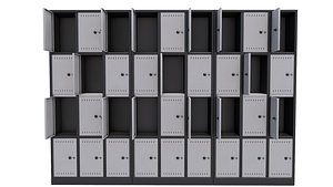 Coin Lockers 3D model