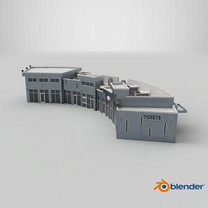 Amusement Park Shop 3D