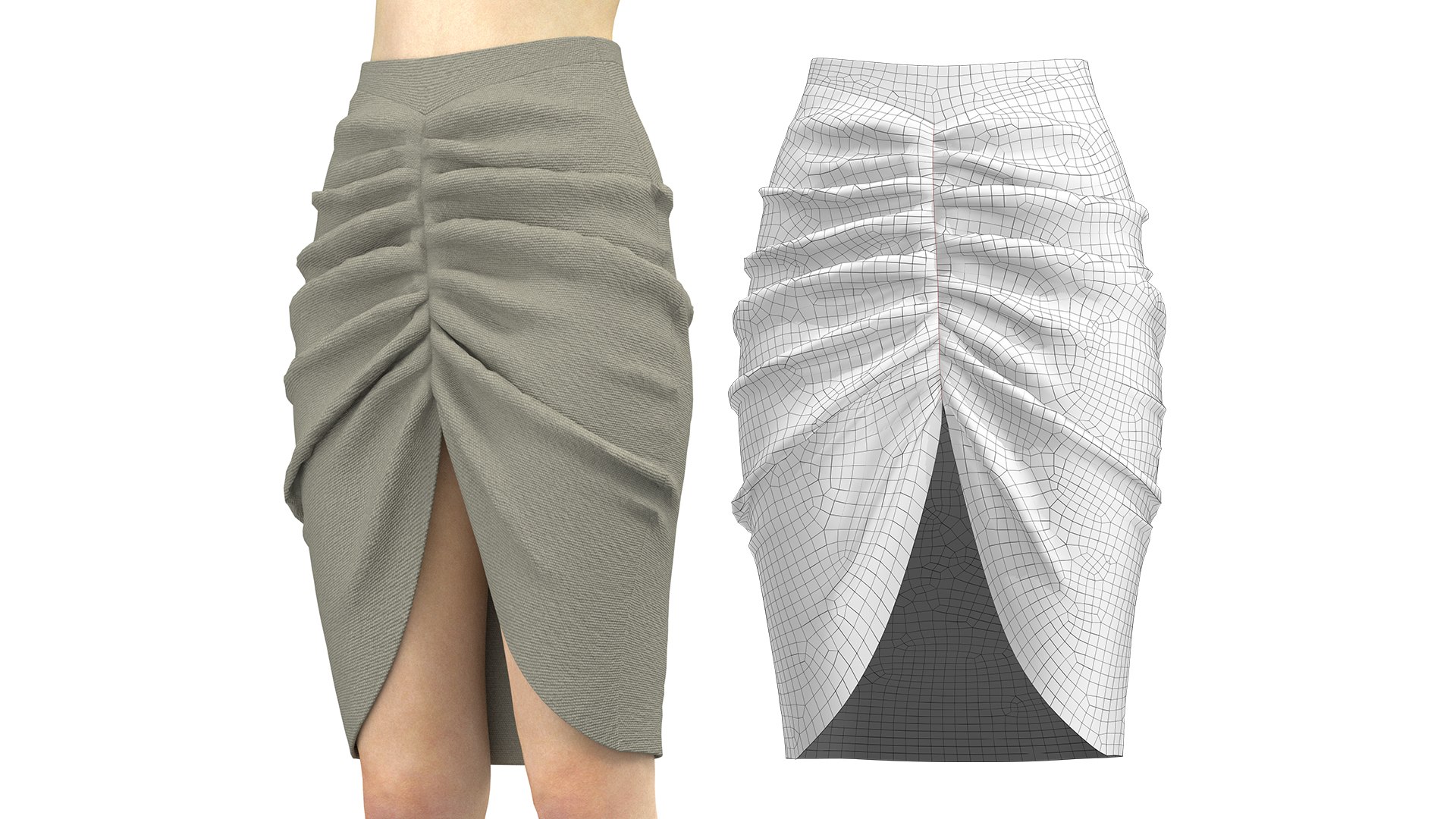 Skirt Clothing Apparel 3D Model TurboSquid 1667911