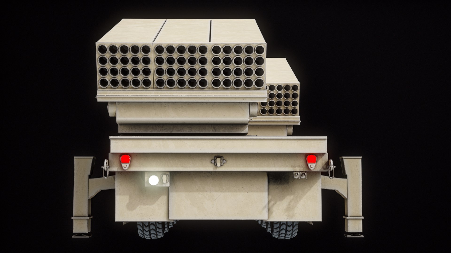 3D Multiple Launch Rocket System Roketsan Jobaria TR-122 PBR model https://p.turbosquid.com/ts-thumb/Su/faV8Xs/Bm/r_viewport_011/png/1698428257/1920x1080/fit_q87/79ef11b2b029812bb62734ea13ca466d6a6b06b4/r_viewport_011.jpg