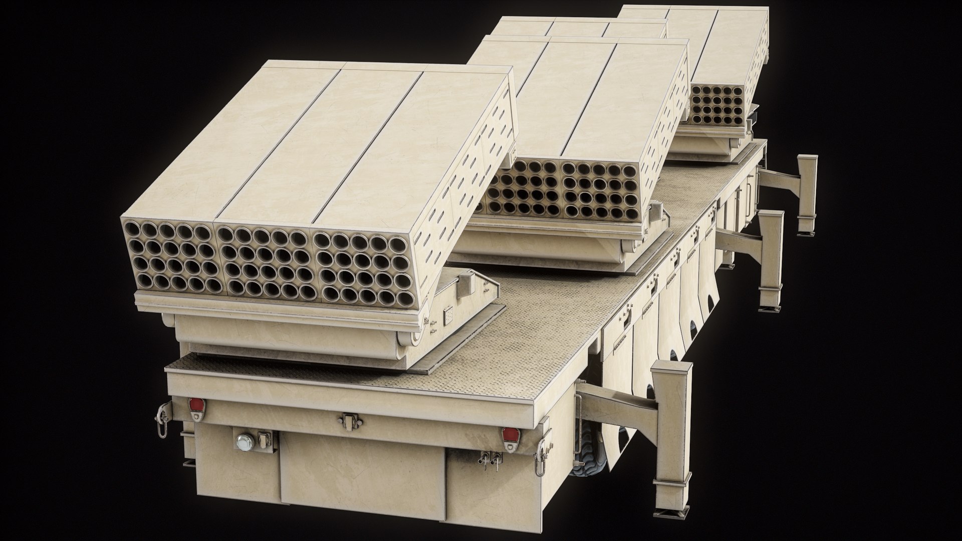 3D Multiple Launch Rocket System Roketsan Jobaria TR-122 PBR model https://p.turbosquid.com/ts-thumb/Su/faV8Xs/Xe/r_viewport_009/png/1698428253/1920x1080/fit_q87/0f45a23cf73f5b39c627dd1cfd7dbe680b0a57e4/r_viewport_009.jpg